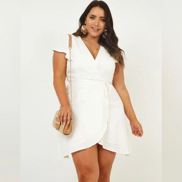 TO MARKET DRESS IN PALE BLUE LINEN LOOK - Picture 5 of 6